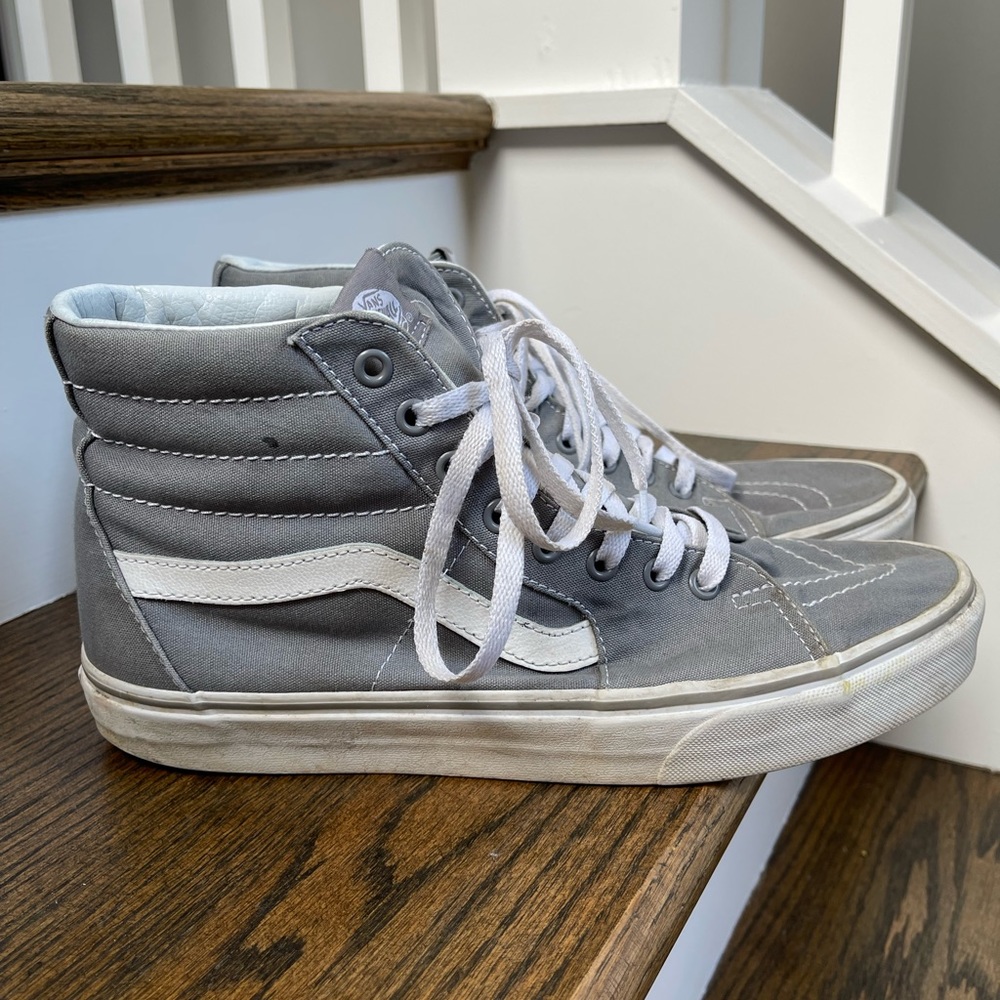 High-top Grey Vans